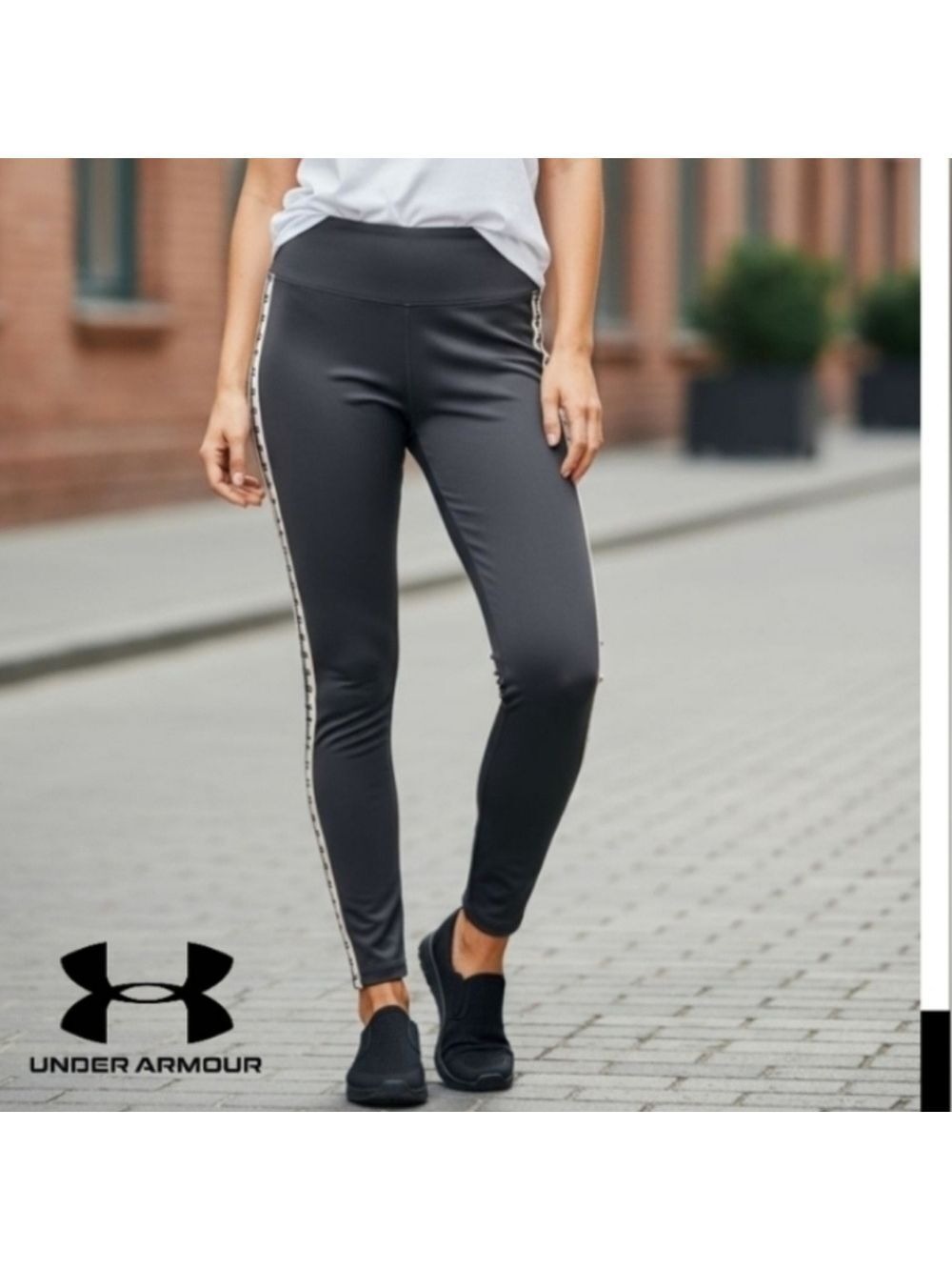 Under Armour Black Yoga Pants Large #YLEG25